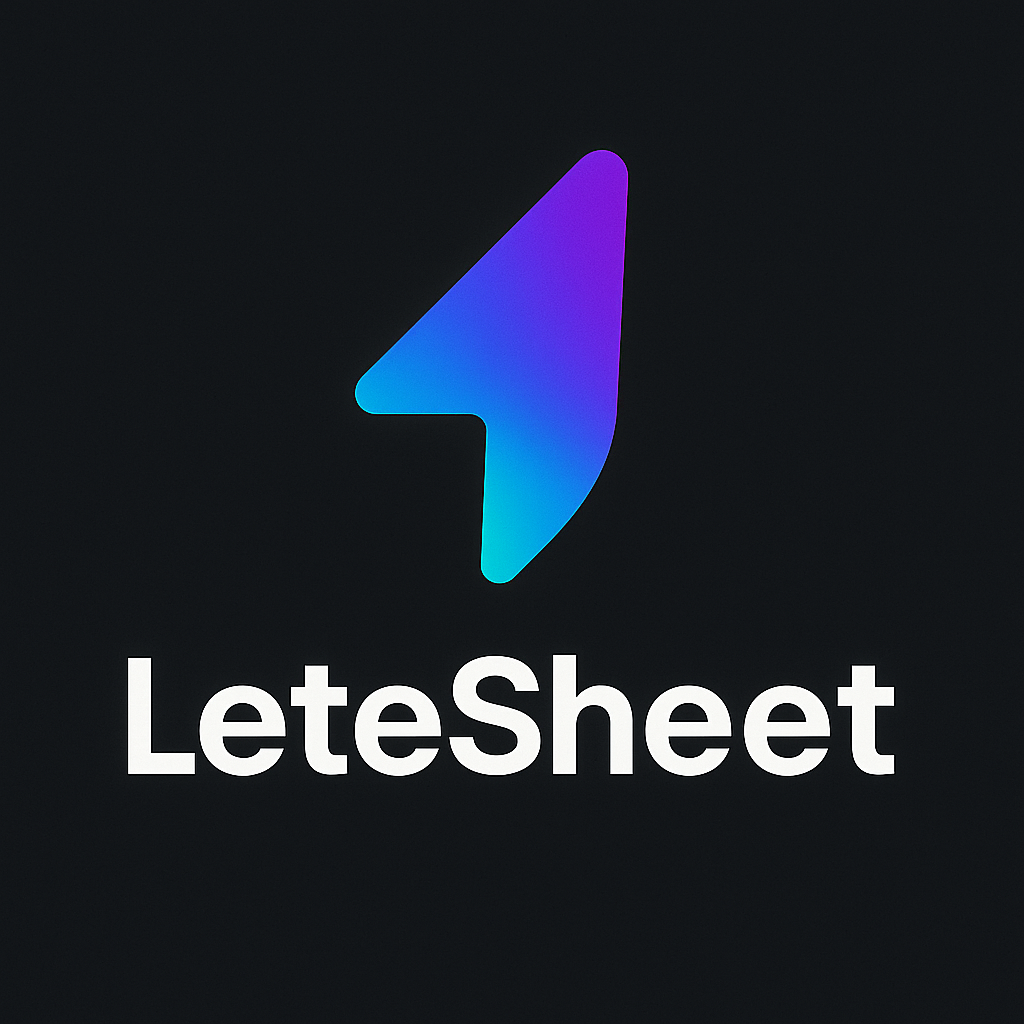 LeteSheet Logo